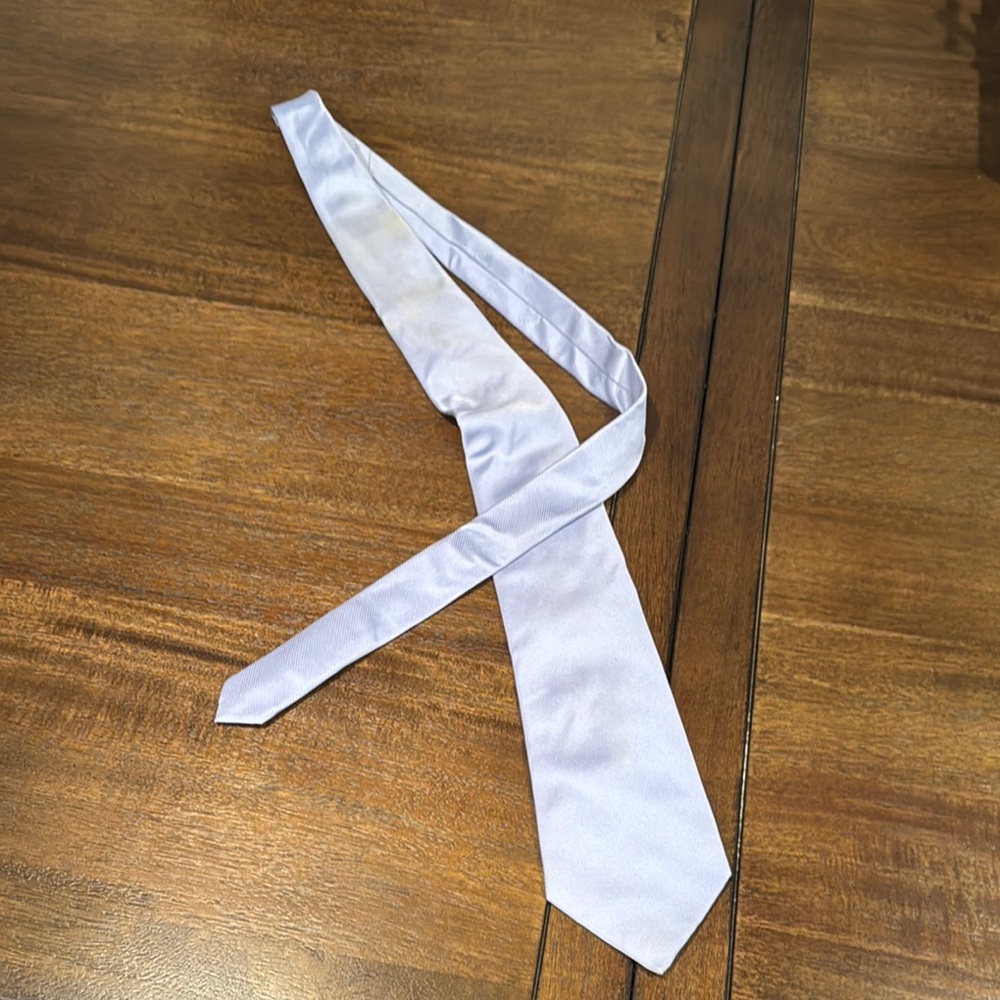 Elegant Light Blue Silk Tie